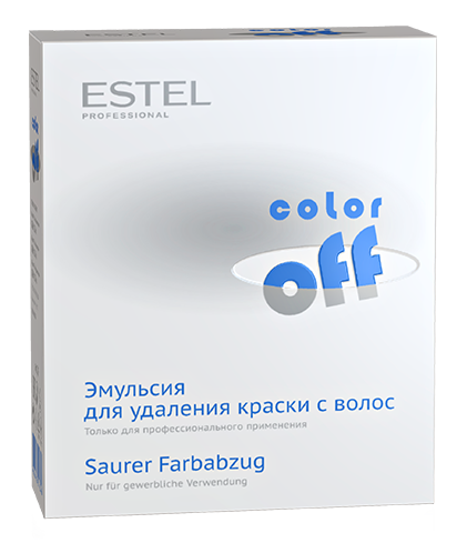 Эмульсия для удаления стойких красок с волос COLOR OFF | Estel Professional
