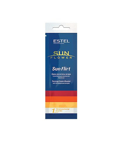 Крем-усилитель загара в солярии SUN FLIRT SUN FLOWER Объём: 20*15 мл (5 шт)