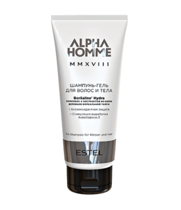 Șampon-gel pentru păr și corp ALPHA HOMME MMXVIII